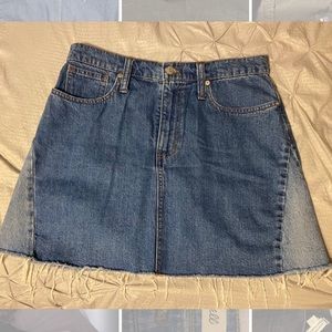 Madewell Jean Skirt